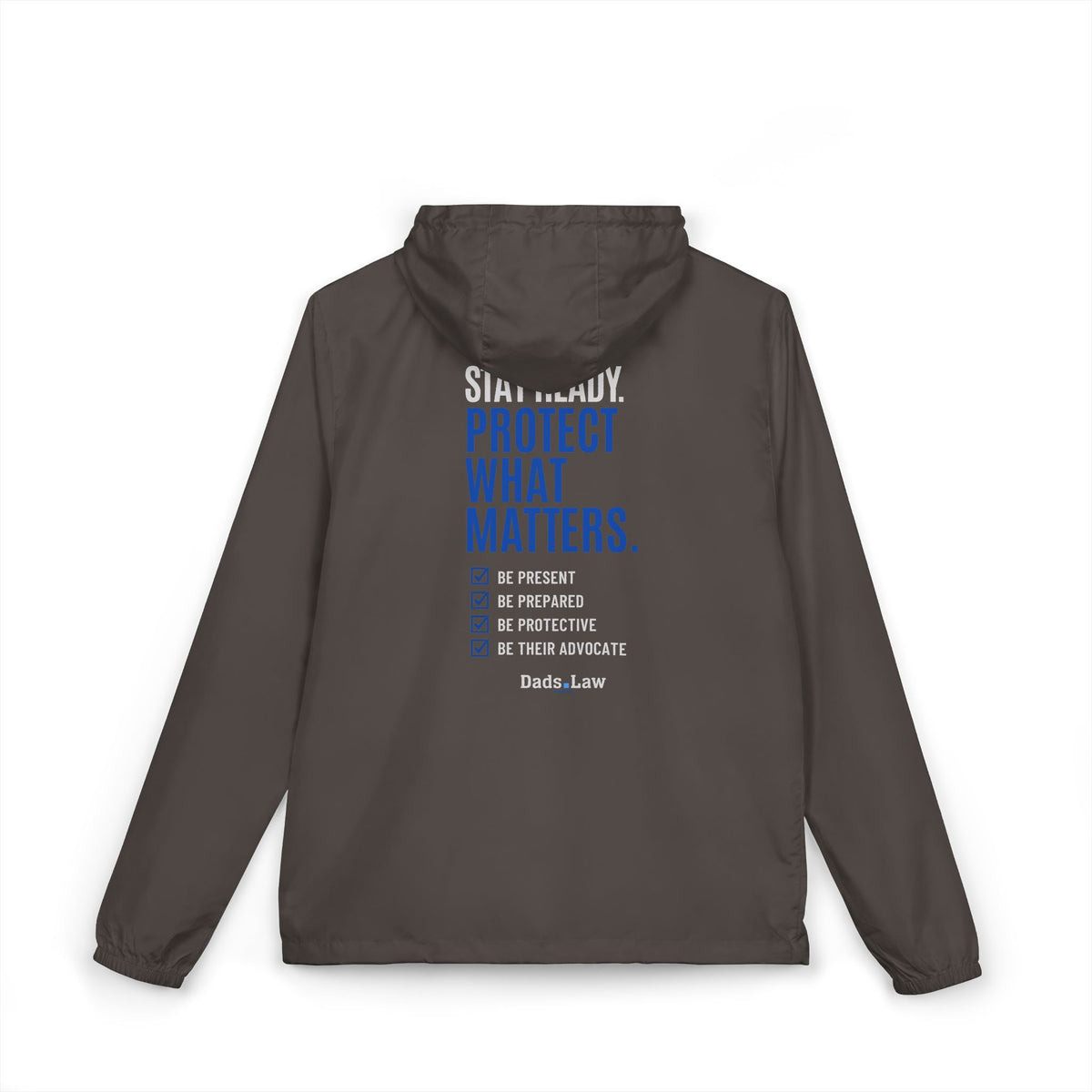 Protect What Matters Windbreaker — Black
