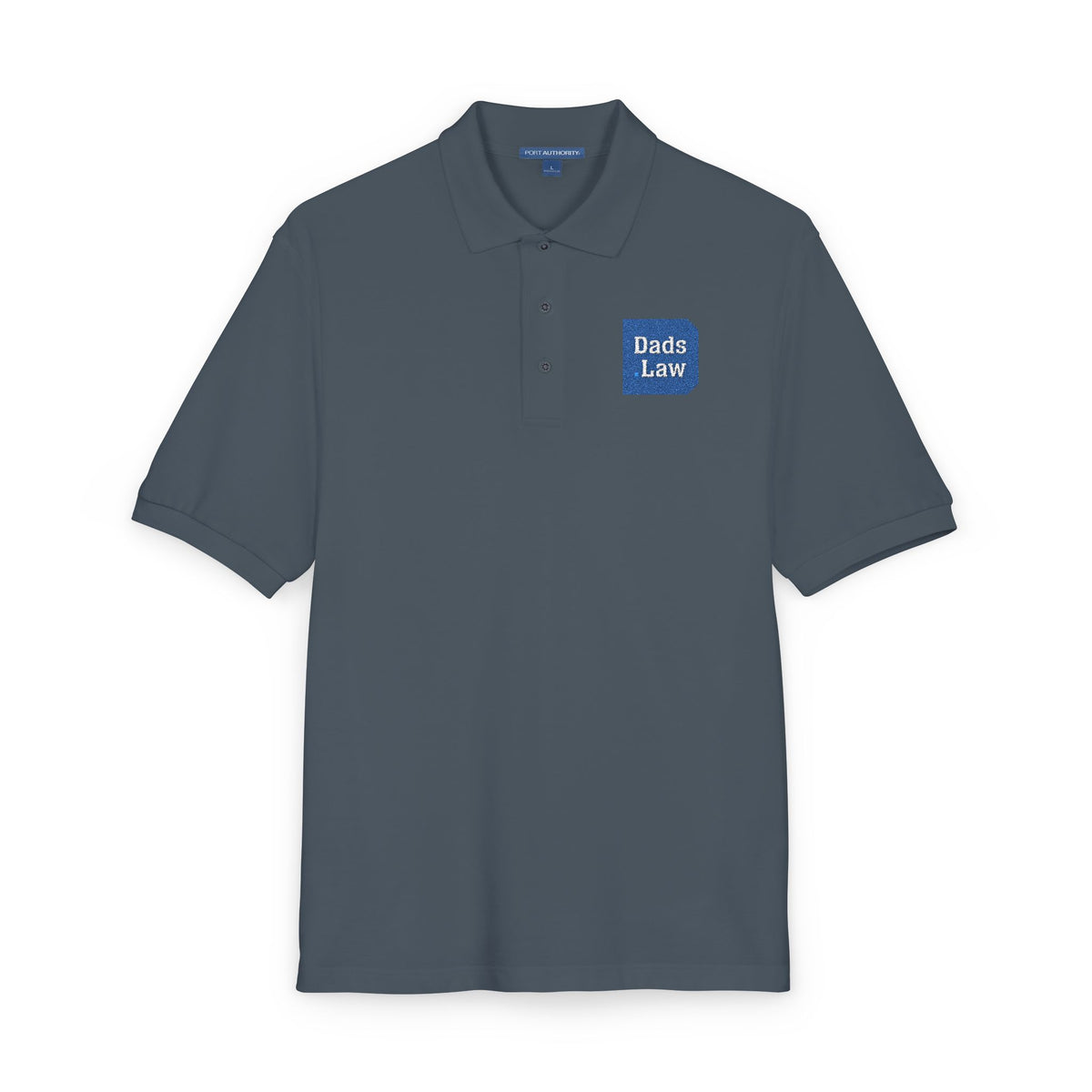 Courtroom Ready Polo — Steel Grey
