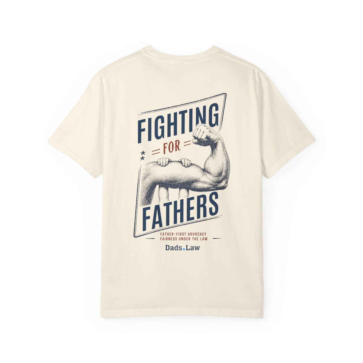 Fighting for Fathers Tee — Ivory