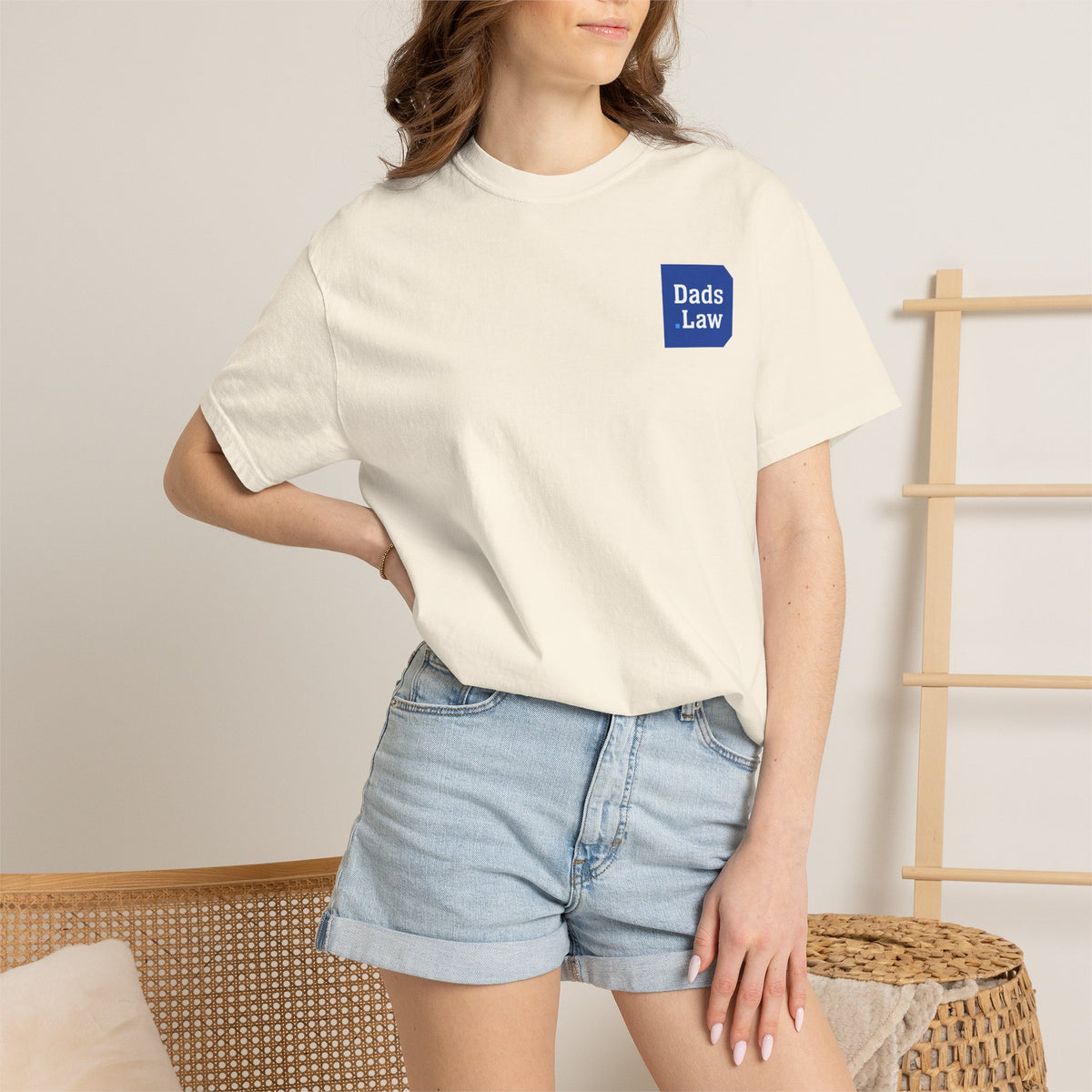 Dad Was Right. Ask the Court. Tee — Ivory Classic