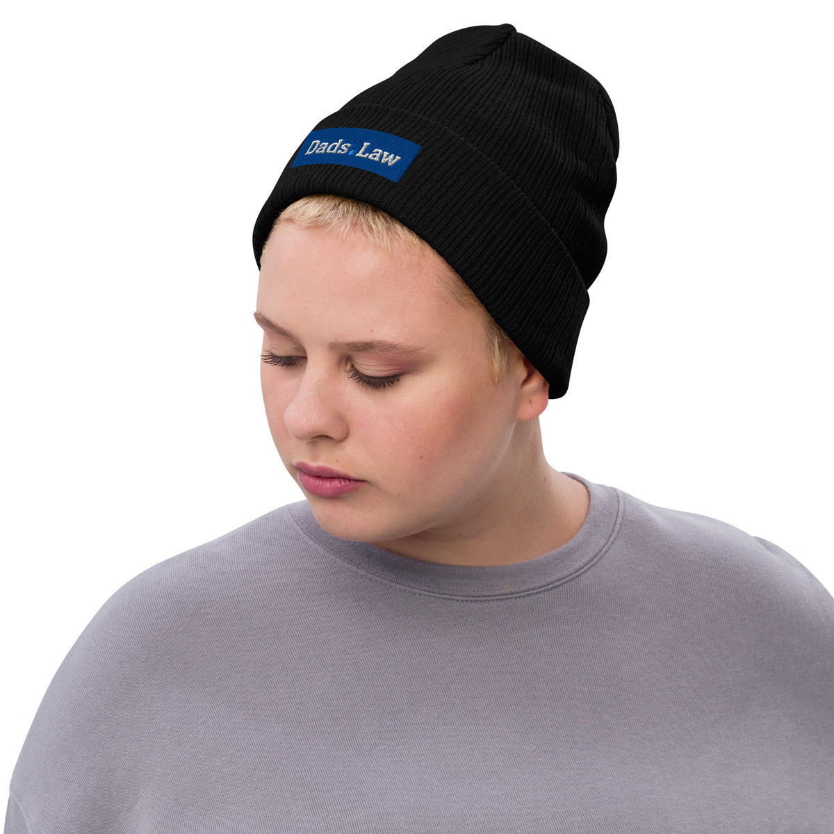 Dads.Law Signature Ribbed Beanie